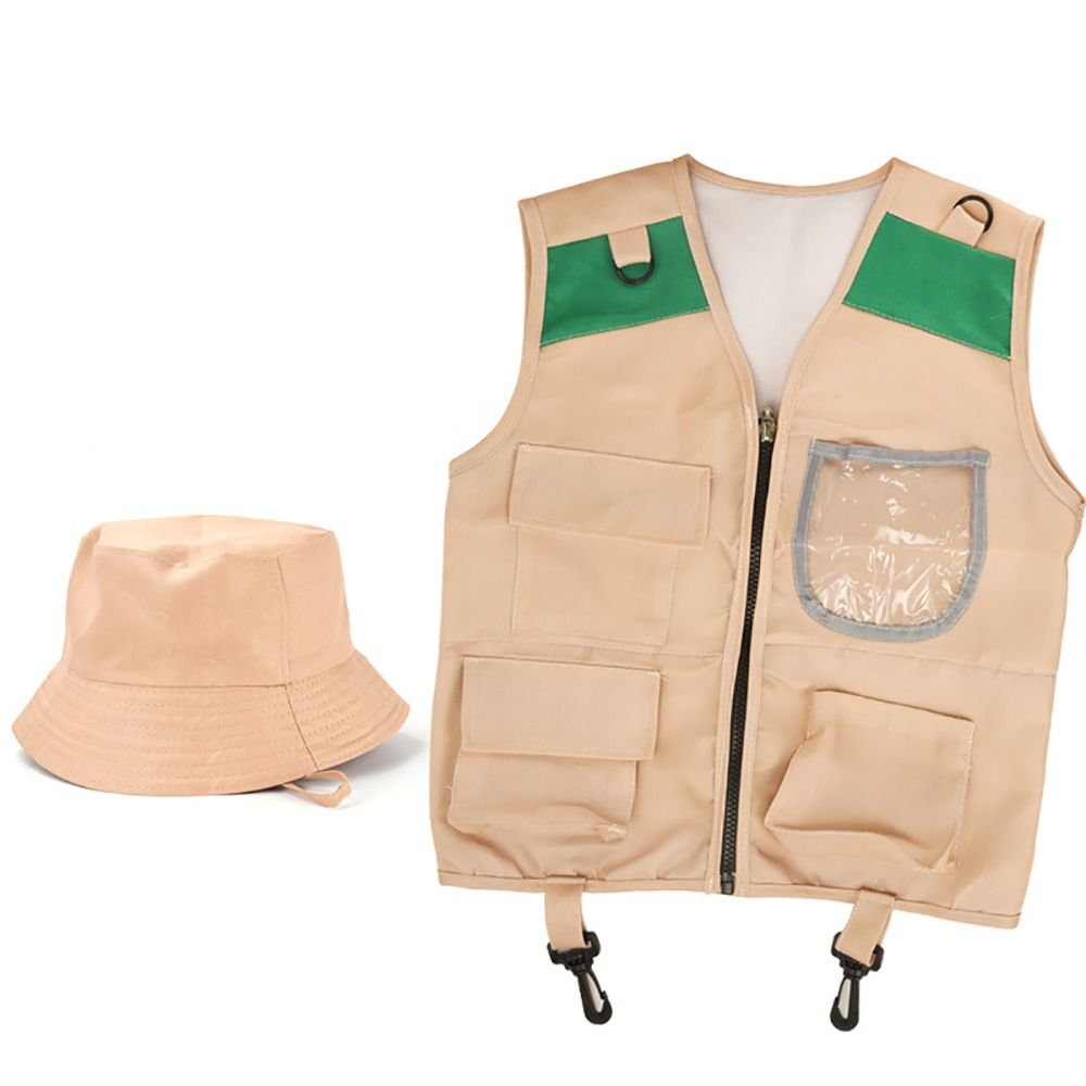 Chaleco y sombrero de explorad - Outdoor Adventure Kit For Kids reseña y precio