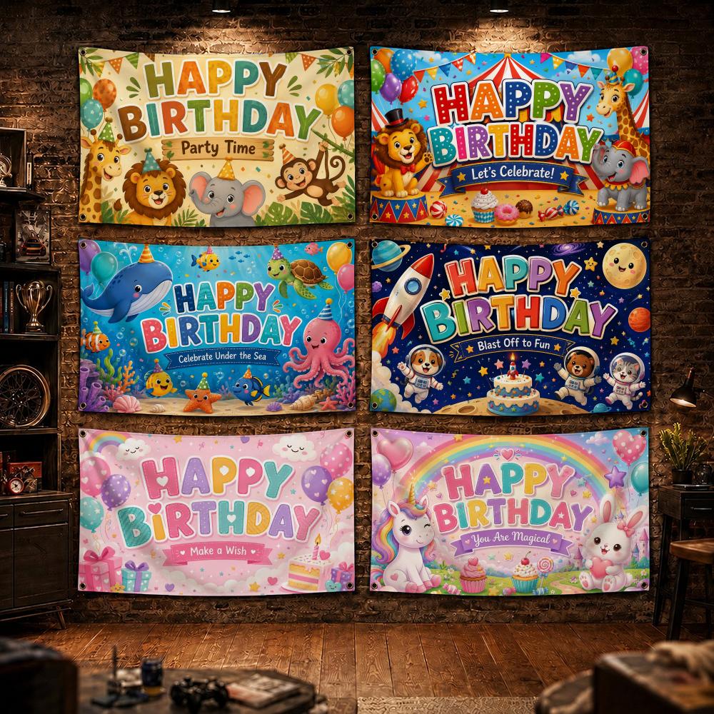Banderas de Fiesta de Cumpleañ - Outdoor Adventure Birthday Party reseña y precio